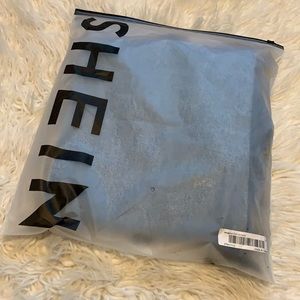 SHEIN light wash mom jeans